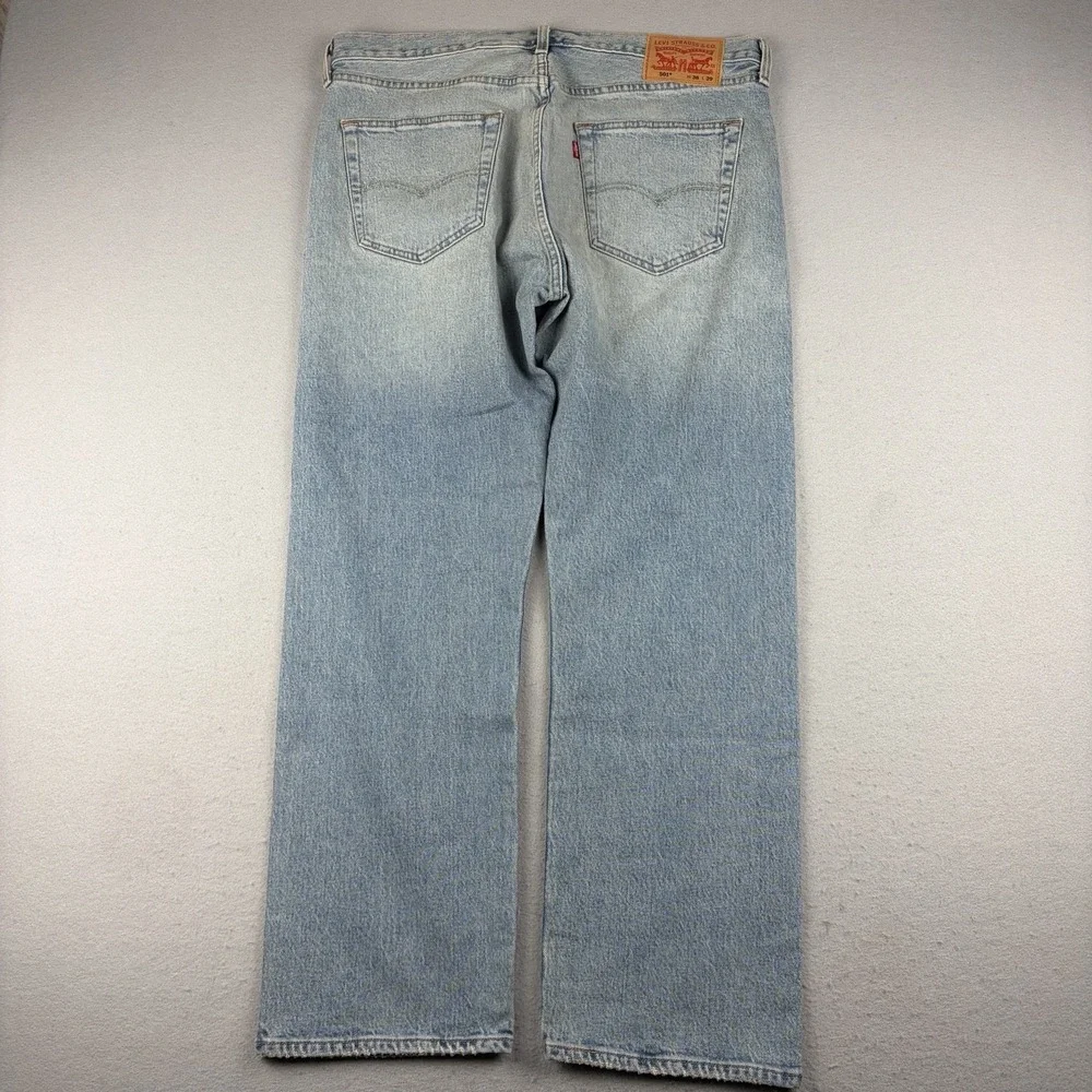 Levi's 501 Jeans Men's 36x29 Light Wash Button Fly Straight Leg